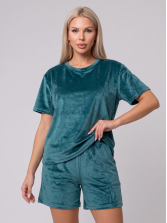Костюм  велюровый с шортами № 1022-3