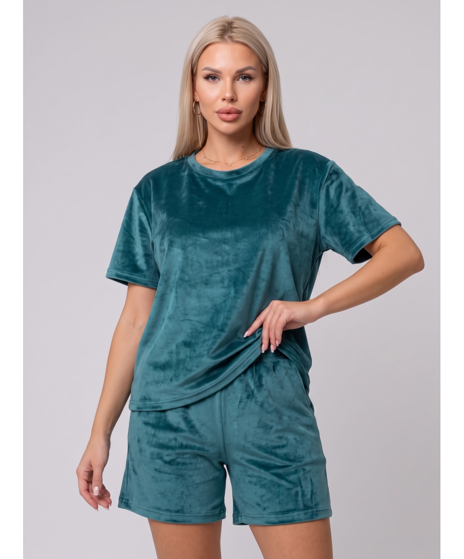 Костюм  велюровый с шортами № 1022-3