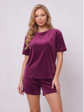 Костюм велюровый с шортами № 1022-1 Костюм велюровый с шортами № 1022-1