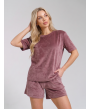 Костюм  велюровый с шортами № 1022-2